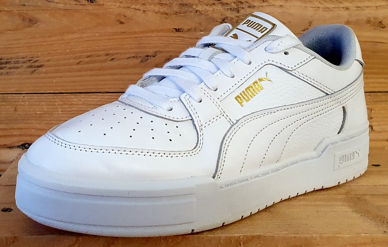 Puma CA Pro Classic Low Leather Trainers UK9/US10/EU43 380190-01 Triple White