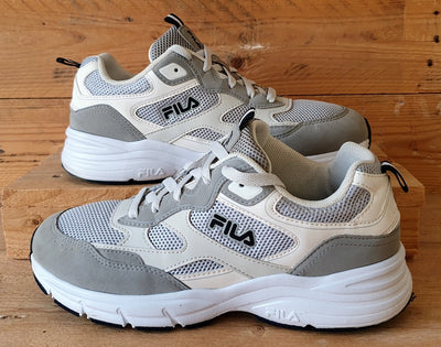 Fila Heroics Low Textile/Suede Trainers UK6/US8/EU40 820 1308 Grey/White