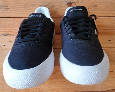Adidas 3MC Low Canvas Trainers UK7.5/US8/EU41 B22706 Core Black/White