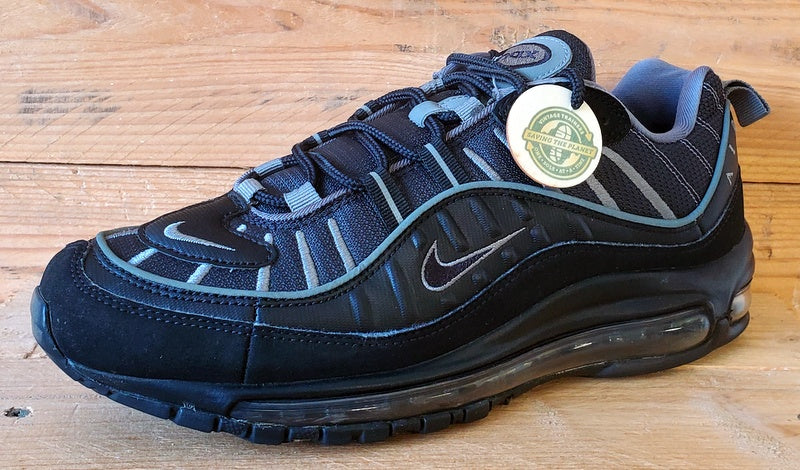 Nike Air Max 98 Low Textile Trainers UK8/US9/EU42.5 CI3693-002 Black/Smoke Grey