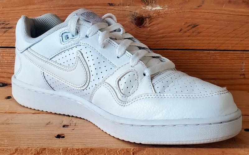 Nike Son Of Force Low Leather Trainers UK7.5/US8.5/EU42 616775-101 Triple White