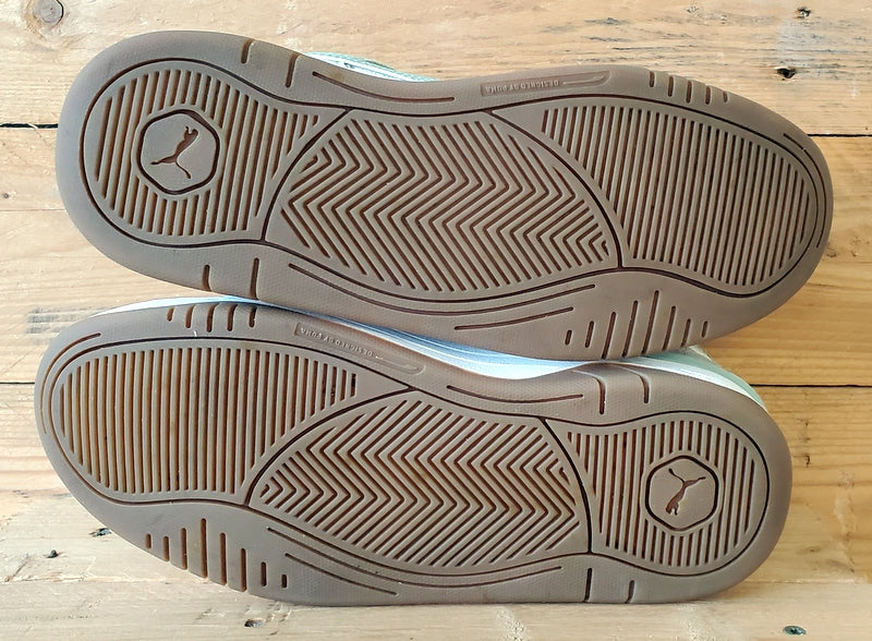 Puma 180 Low Textile/Suede Trainers UK5.5/US6.5/E38.5 389267-04 Grey/White/Green