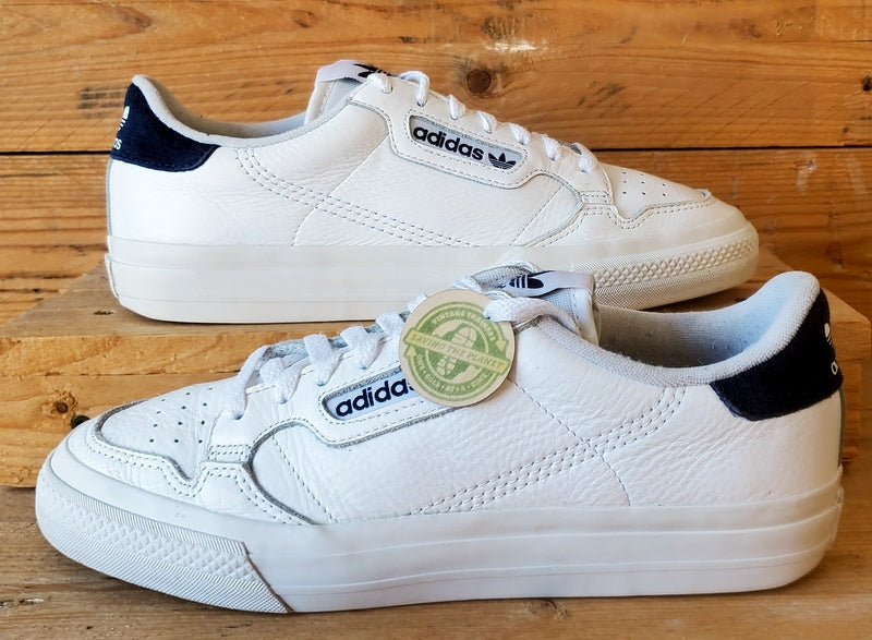 Adidas Continental Vulc Low Leather Trainers UK8/US8.5/EU42 EG4588 White