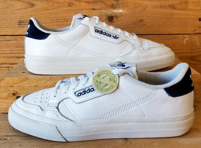 Adidas Continental Vulc Low Leather Trainers UK8/US8.5/EU42 EG4588 White