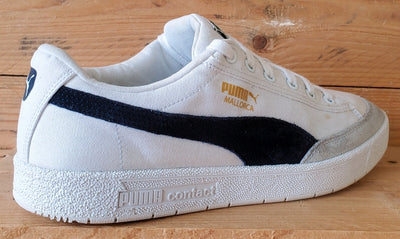 Puma Mallorca Low Canvas/Suede Trainers UK9/US10/EU43 374941-14 White/Navy