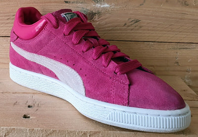 Puma Stepper Low Suede Trainers UK5.5/US6.5/EU38.5 355130 15 Pink/White