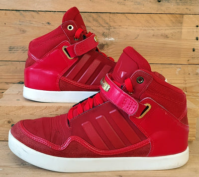 Adidas AR 2.0 Mid Suede Trainers UK7/US7.5/EU40.5 G60646 Red/White