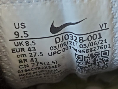 Nike Air Max 96 II Low Suede Trainers UK8.5/US9.5/EU43 DJ0328-001 Triple Black