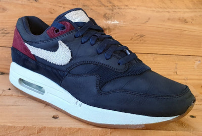 Nike Air Max 1 Crepe Low Suede Trainers UK9/US10/EU44 CD7861-400 Dark Obsidian