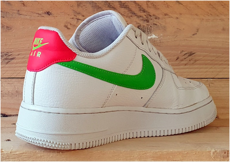 Nike Air Force 1 Low Leather Trainers UK6/US8.5/EU40 CT4328-100 Watermelon/White