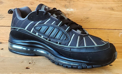 Nike Air Max 98 Low Textile Trainers UK8/US9/EU42.5 CI3693-002 Black/Smoke Grey