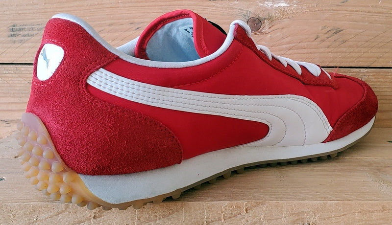 Puma Whirlwind Low Textile Trainers UK8/US9/EU42 351293-88 Red/White/Gum