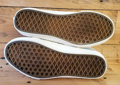 Vans Off The Wall Mid Canvas Trainers UK4/US6.5/EU36.5 721356 Light Blue/White