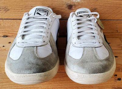 Puma Army Low Leather/Suede Trainers UK8.5/US9.5/EU42.5 386607-01 White/Black