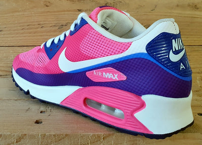 Nike Air Max 90 Hyperfuse Textile Trainers UK6/US8.5/EU40 454460-600 Pink Flash