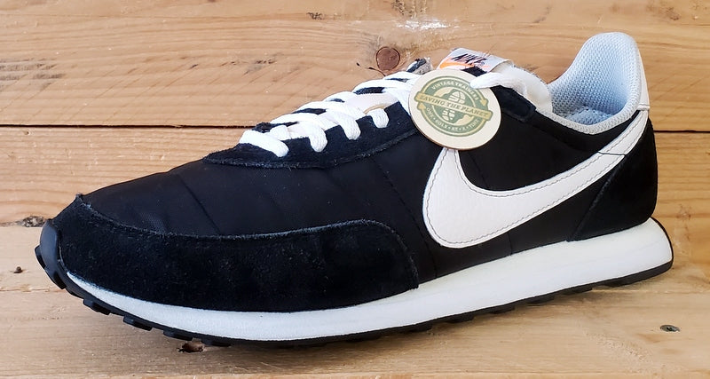 Nike Waffle Trainer 2 Low Textile Trainers UK8/US9/EU42.5 DH1349-001 Black/White