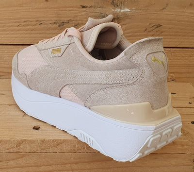 Puma Cruise Rider Low Textile/Suede Trainers UK5/US7.5/EU38 375070-02 Cloud Pink