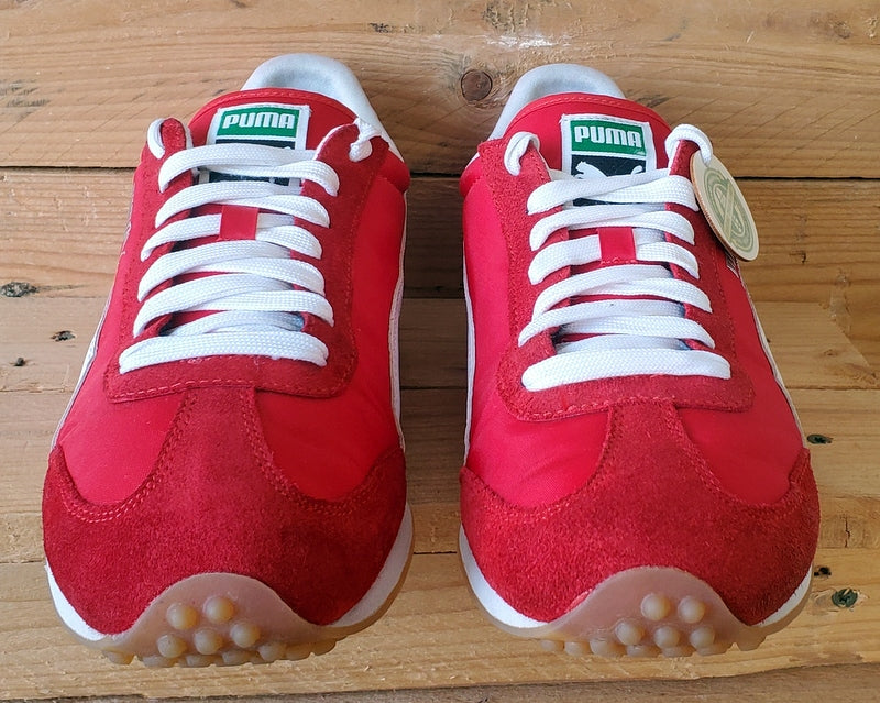 Puma Whirlwind Low Textile Trainers UK8/US9/EU42 351293-88 Red/White/Gum