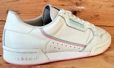 Adidas Continental 80 Low Leather Trainers UK10/US10.5/EU44.5 BD7645 Off White