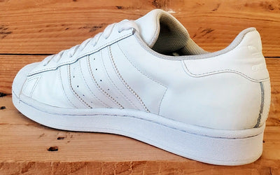 Adidas Superstar Low leather Trainers UK8/US8.5/EU42 EG4960 Triple White