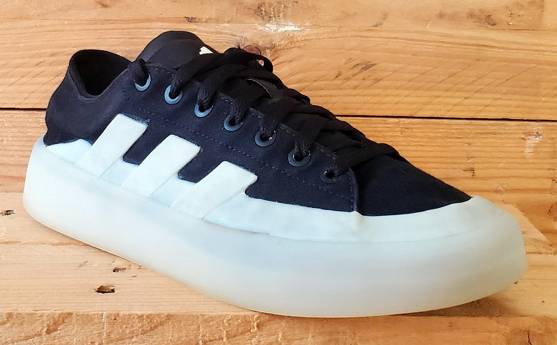 Adidas Znsored Low Canvas Trainers UK9/US9.5/EU43 HP5987 Black/Grey