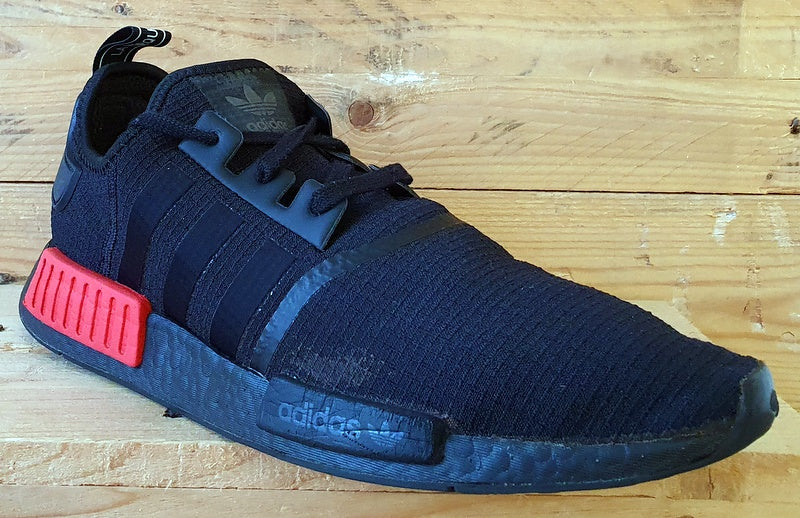 Adidas NMD R1 Low Textile Trainers UK11.5/US12/EU46.5 B37618 Black/Red