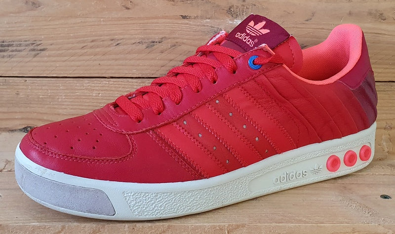 Adidas Originals Consortium Low Leather Trainers UK10/US10.5/E44.5 G03146 Red