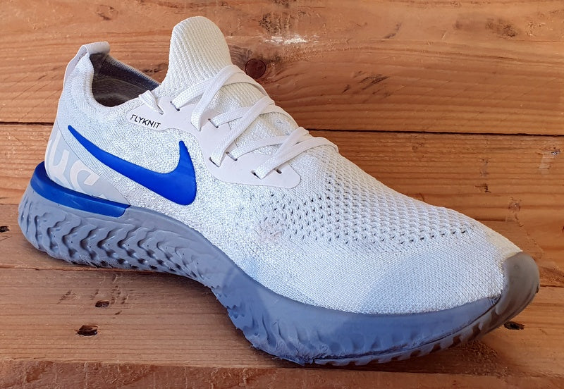 Nike Epic React Flyknit Low Trainers UK7.5/US8.5/EU42 AJ7283-995 Grey/Blue