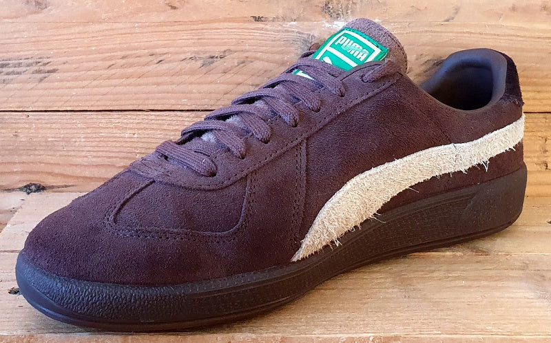 Puma Army Bonanza Low Suede Trainers UK9/US10/EU43 381228-02 Chesnut Brown