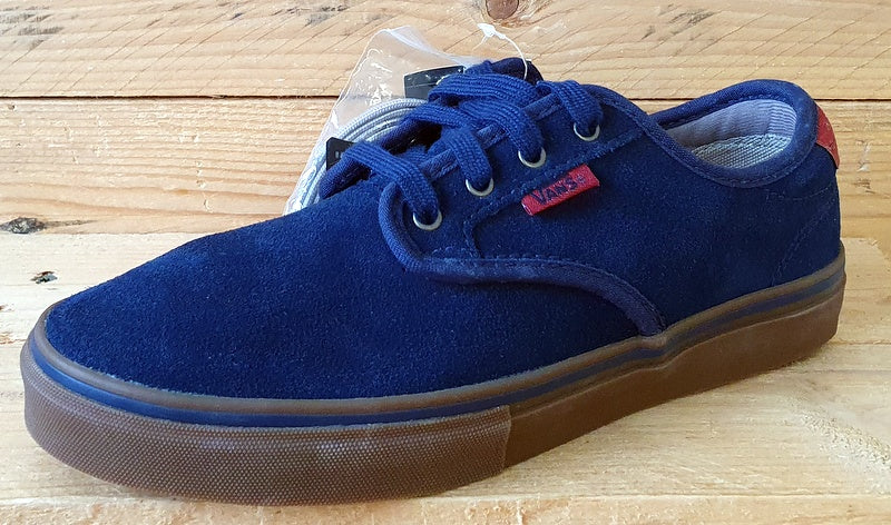 Vans Old Skool Low Suede Trainers TB4R Deep Navy/Dark Gumsole UK5/US6/EU38