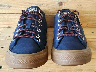 Converse All Star Low Canvas Trainers UK8/US8/EU41.5 166452C Navy/Gum