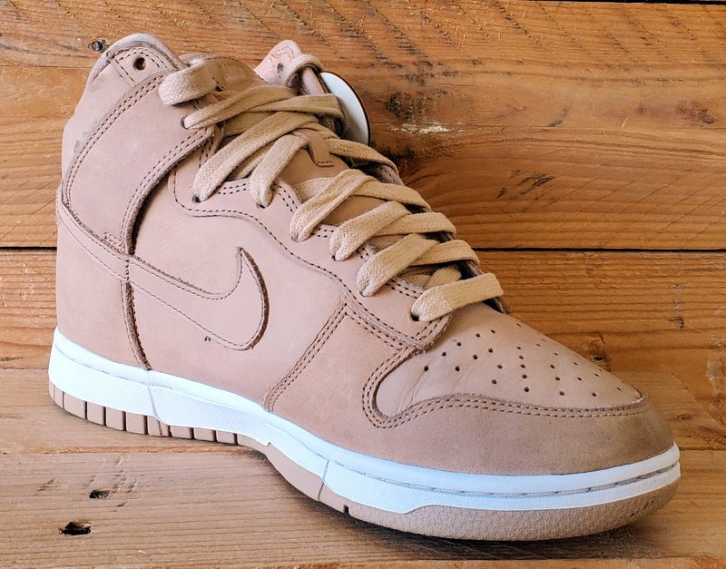 Nike Dunk Premium Mid Suede Trainers UK5.5/US8/EU39 DX2044-201 Vachetta Tan
