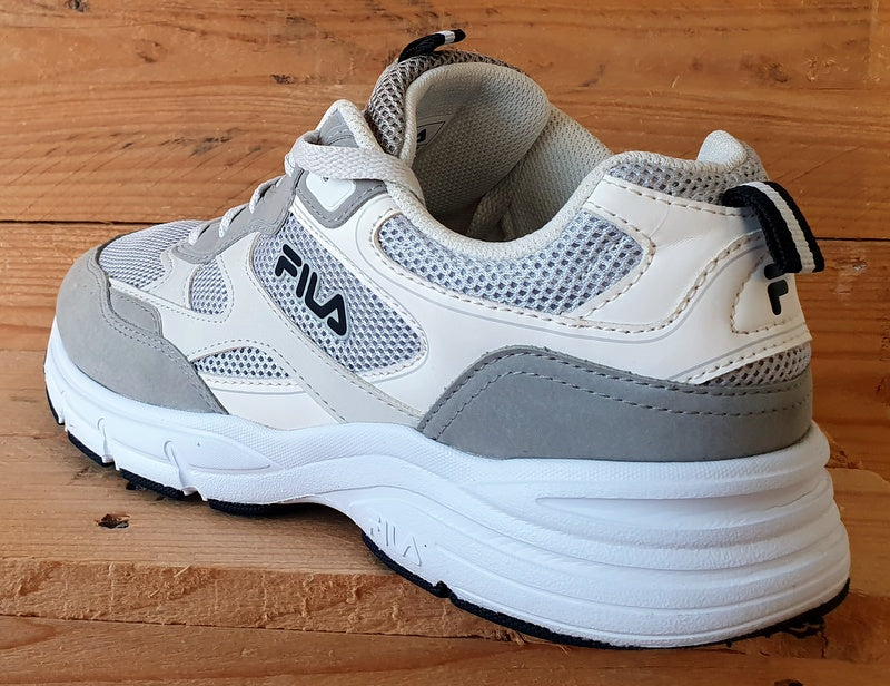 Fila Heroics Low Textile/Suede Trainers UK6/US8/EU40 820 1308 Grey/White