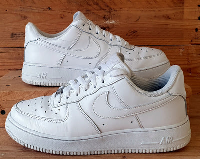 Nike Air Force 1 Low 07' Leather Trainers UK6/US7/EU40 315122-111 Triple White