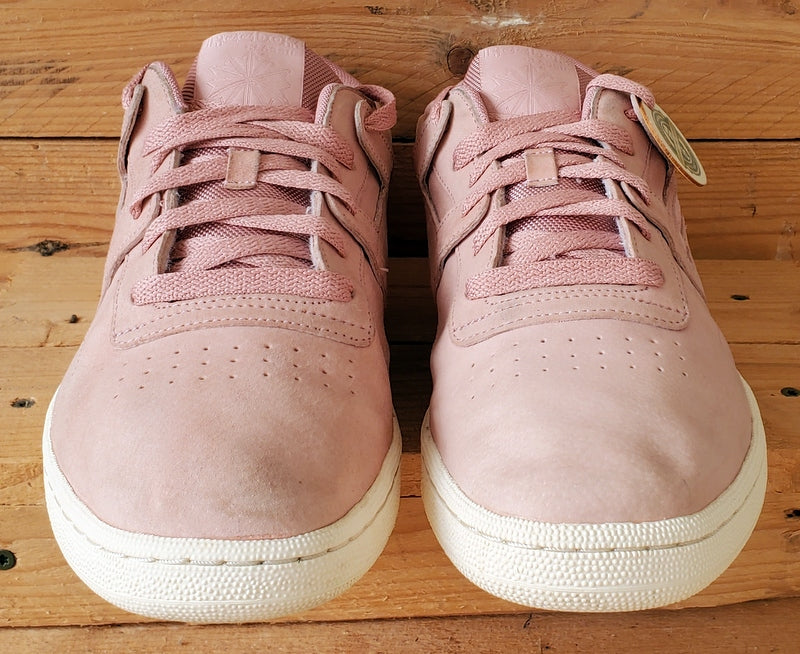 Reebok Club Workout Low Suede Trainers UK10/US11/EU44.5 BS9850 Chalk Pink