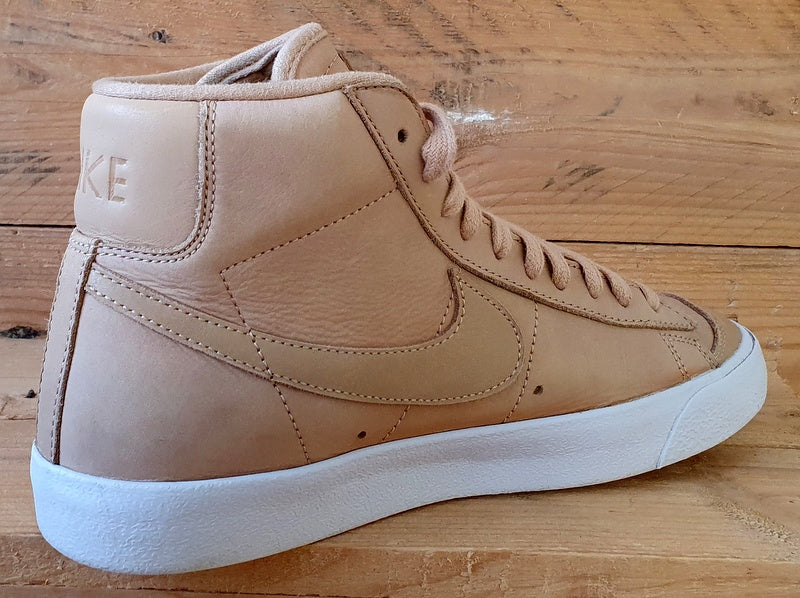 Nike Blazer Mid Leather Trainers UK6.5/US9/E40.5 DQ7572-200 Vachetta Tan