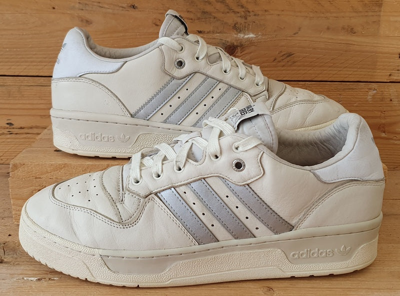 Adidas Rivalry Consortium Low Leather Trainers UK10/US10.5/EU44.5 IF0603 Chalk