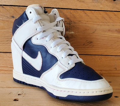 Nike Dunk Sky Hi Leather Trainers UK6/US8.5/EU40 528899-500 White/Purple