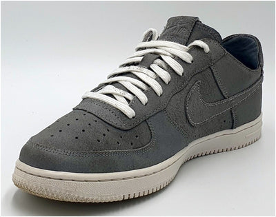 Nike Air Force 1 Low Light Suede Trainers UK6/US8.5/EU40 487643-001 Platinum