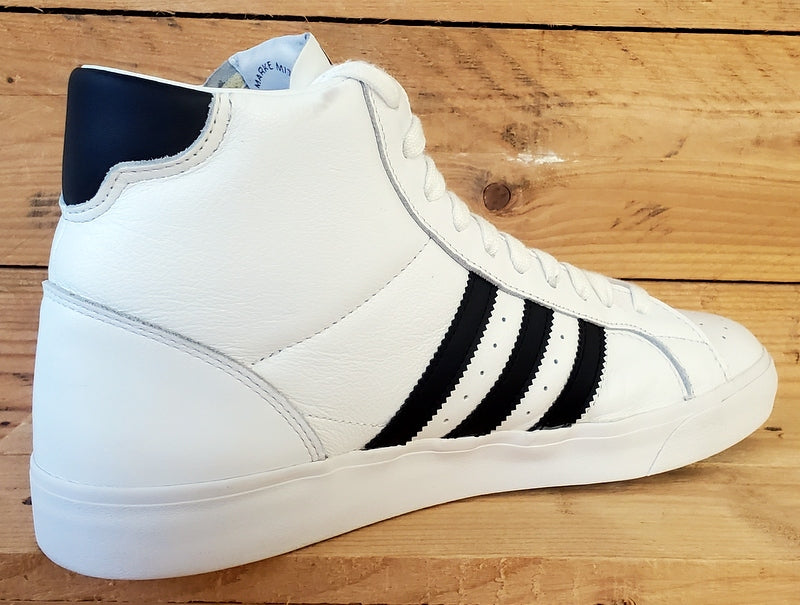 Adidas Basket Profi Mid Leather Trainers UK10/US10.5/EU44.5 FW3108 White/Black