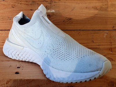 Nike Epic Phantom React Flyknit Trainers UK7/US9.5/EU41 BV0415-100 White