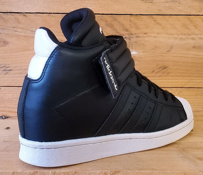 Adidas Superstar Up Mid Leather Trainers UK6/US7.5/EU39 S81350 Black/White