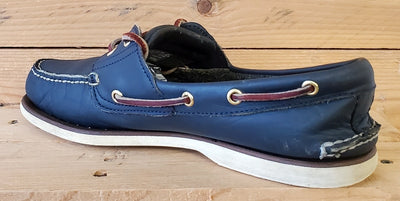 Timberland Classic Leather Boat Shoes UK9/US9.5/EU43.5 74036 Navy
