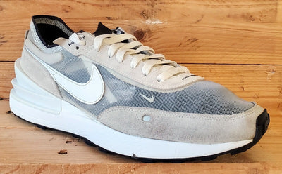 Nike Waffle One Low Textile/Suede Trainers UK10/US11/E45 DA7995-100 Summit White