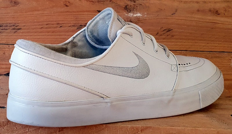 Nike Zoom Air Stefan Janoski Low Leather Trainers UK11/US12/E46 616490-110 White