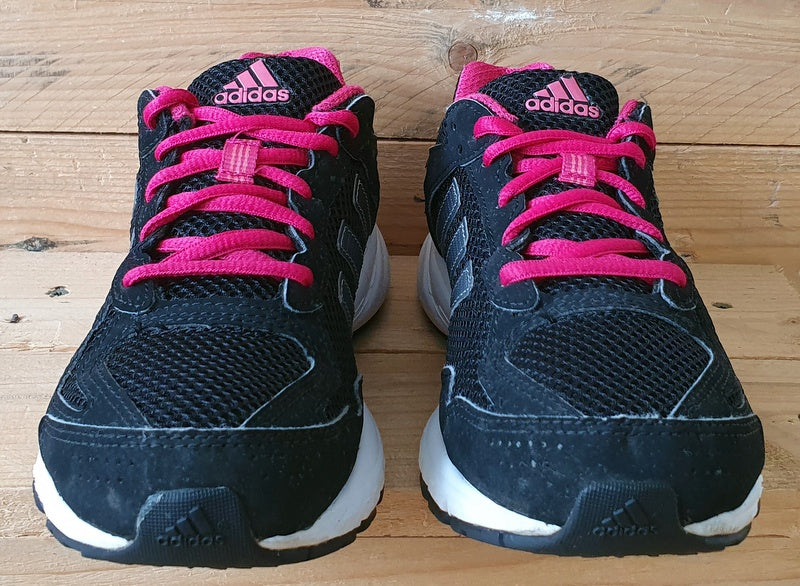 Adidas Duramo Running Textile Trainers AQ6309 Black/Pink UK4/US5.5/EU36.5