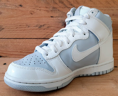 Nike Dunk High Leather Trainers UK4.5/US5Y/EU37.5 DB2179-107 Summit White/Grey