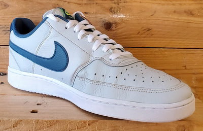 Nike Court Vision Low Leather Trainers UK10/US11/EU45 CD5463-005 Photon Dust