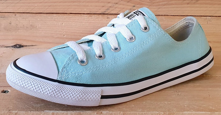 Converse Chuck Taylor All Star Canvas Trainers UK5 US7 EU38 551511C Light Blue VintageTrainers