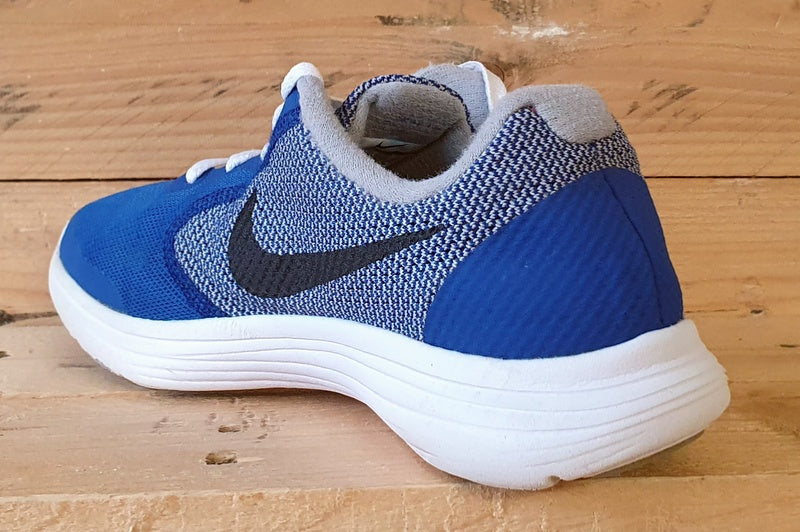 Nike Revolution 3 Low Textile Trainers UK4/US4.5Y/EU36.5 819413-402 Blue/White